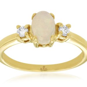 OPAL & DIAMOND RING