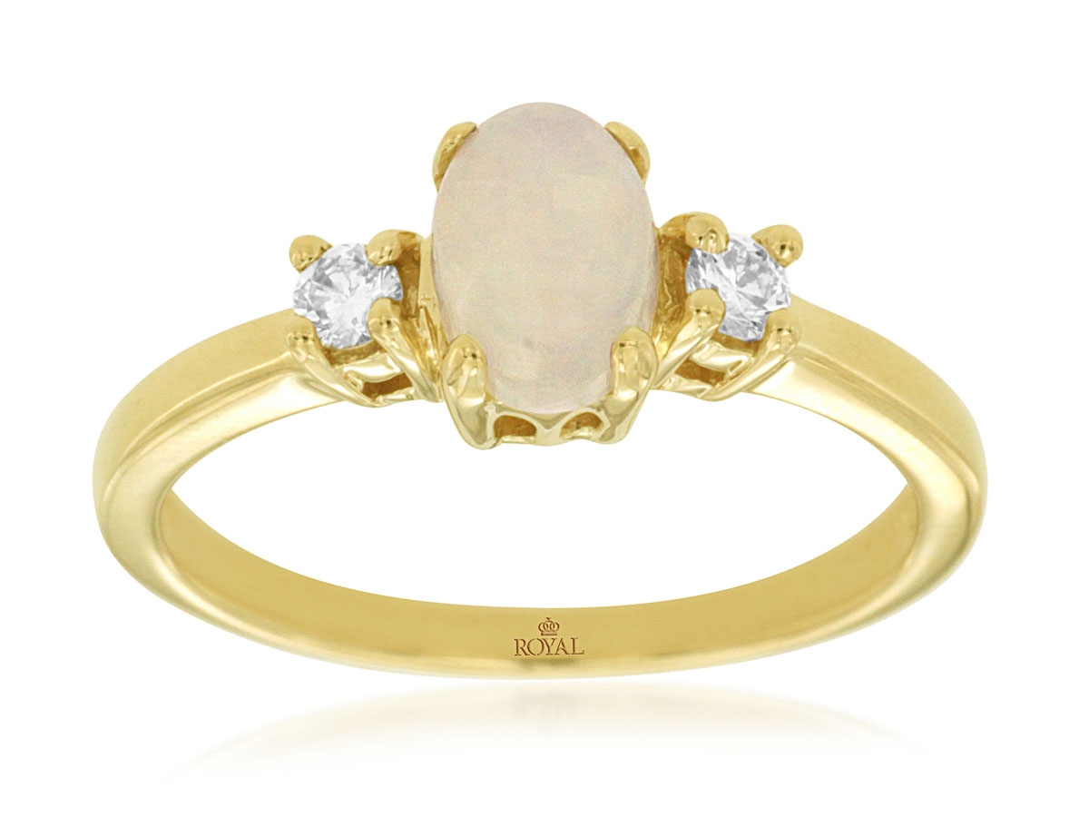 OPAL & DIAMOND RING