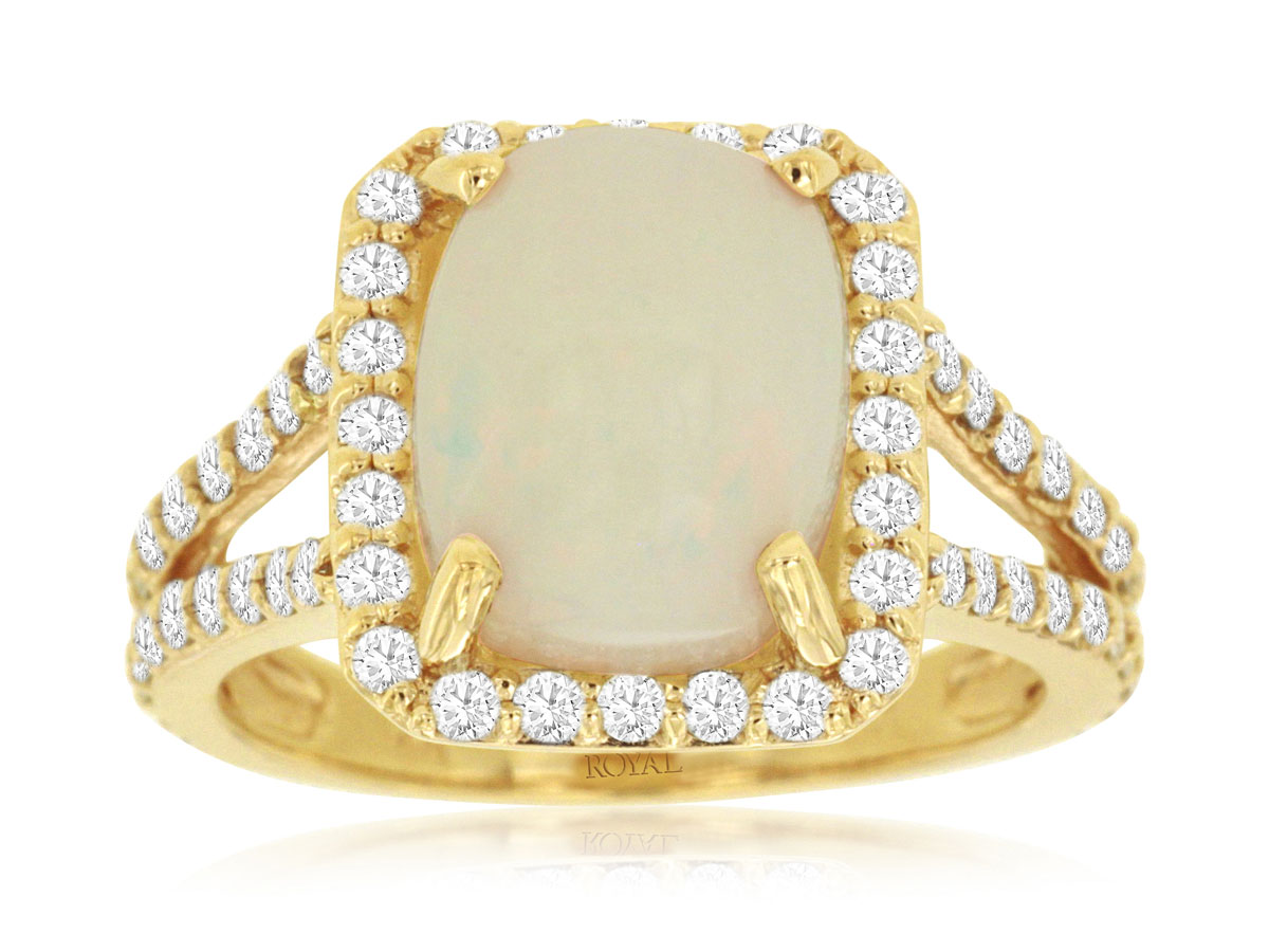 OPAL & DIAMOND RING
