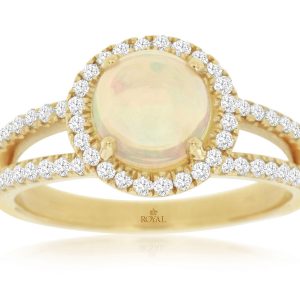 OPAL & DIAMOND RING