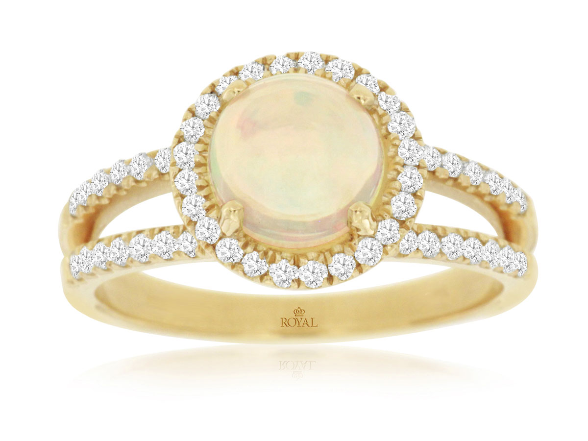 OPAL & DIAMOND RING