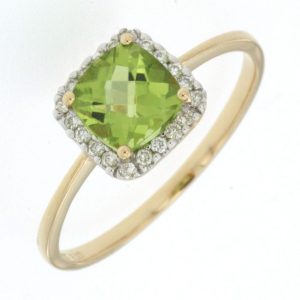 DIAMOND & PERIDPT RING