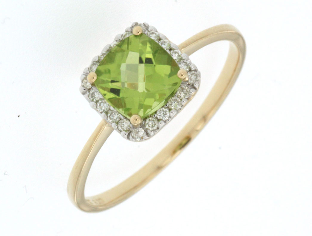 DIAMOND & PERIDPT RING