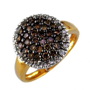 DIAMOND & MOCHA DIAMOND RING