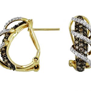 DIAMOND &MOCHA DIAMOND EARRING