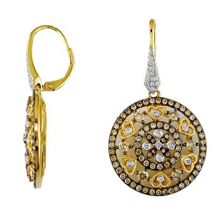 DIAMOND &MOCHA DIAMOND EARRING