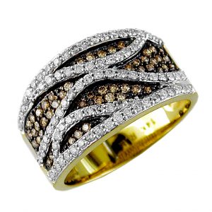 DIAMOND & MOCHA DIAMOND RING