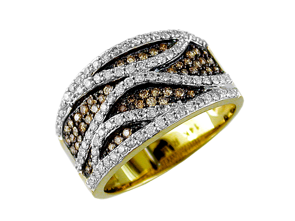 DIAMOND & MOCHA DIAMOND RING