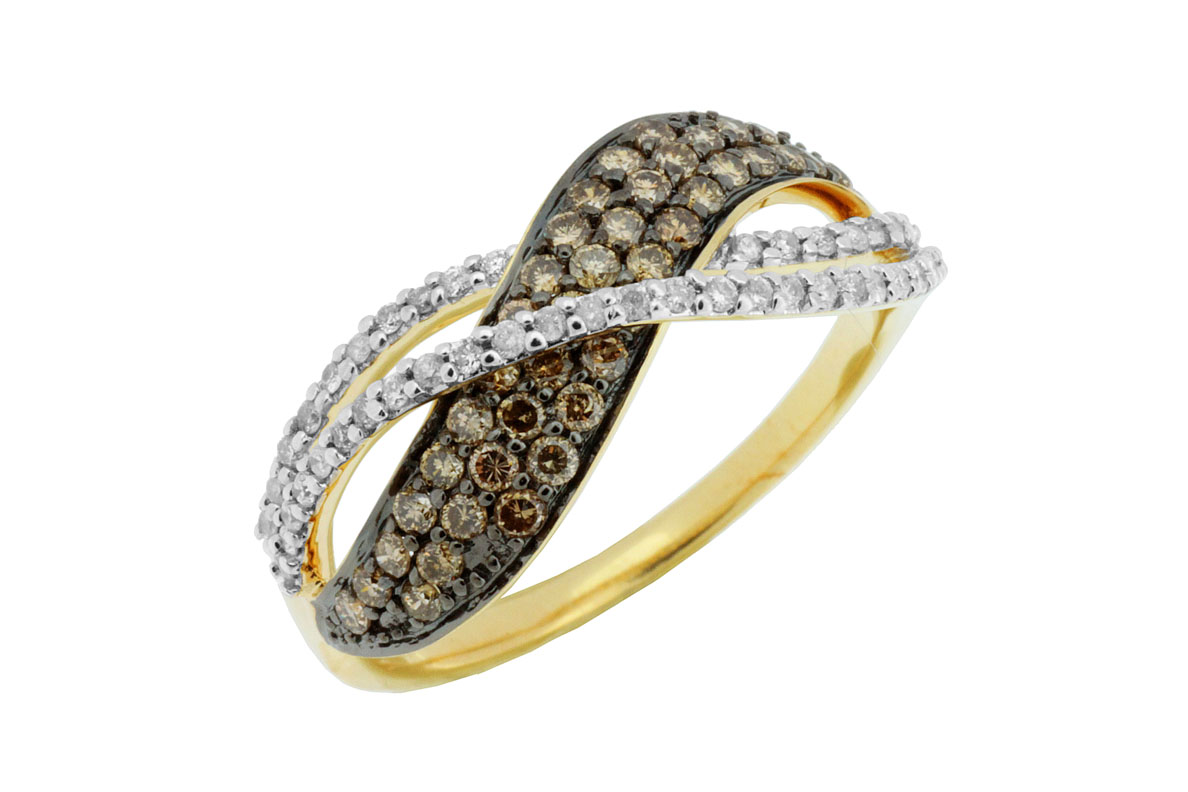 DIAMOND & MOCHA DIAMOND RING