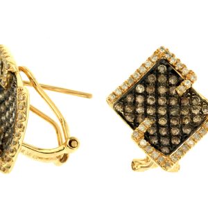 DIAMOND &MOCHA DIAMOND EARRING