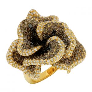 DIAMOND & MOCHA DIAMOND RING