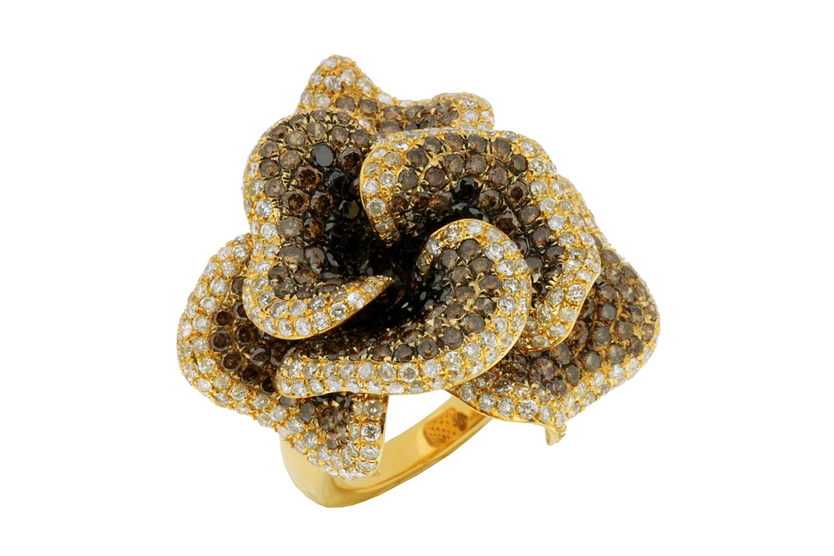 DIAMOND & MOCHA DIAMOND RING