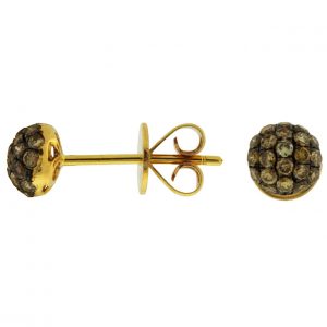MOCHA DIAMOND EARRING