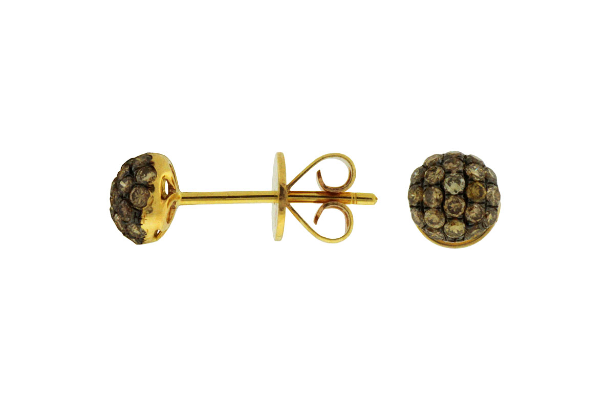 MOCHA DIAMOND EARRING