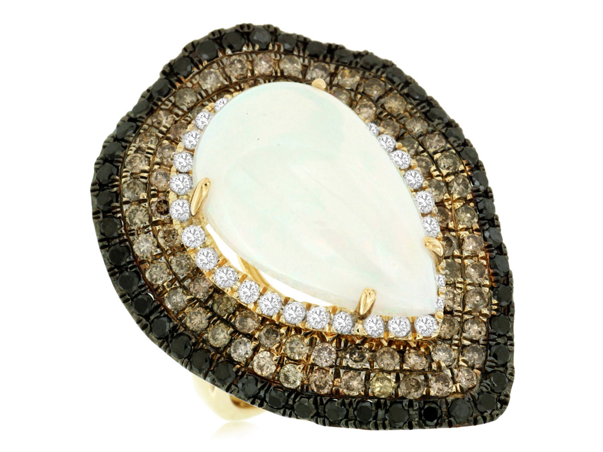 OPAL & DIAMOND RING
