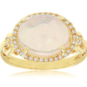 OPAL & DIAMOND RING