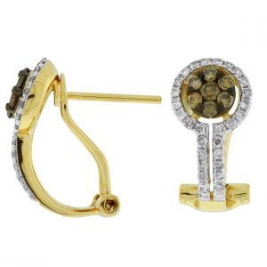 DIAMOND &MOCHA DIAMOND EARRING