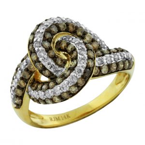 DIAMOND & MOCHA DIAMOND RING