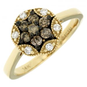DIAMOND & MOCHA DIAMOND RING