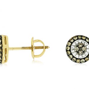 DIAMOND &MOCHA DIAMOND EARRING