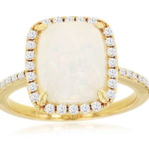 OPAL & DIAMOND RING