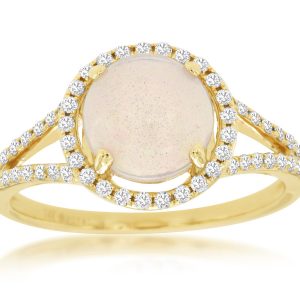 OPAL & DIAMOND RING