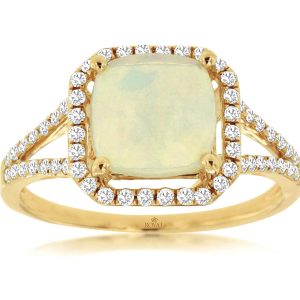 OPAL & DIAMOND RING