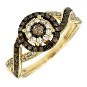 DIAMOND & MOCHA DIAMOND RING