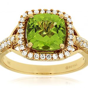 PERIDOT & DIAMOND RING