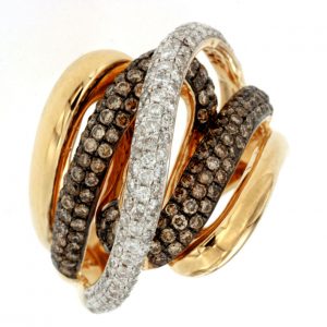 DIAMOND & MOCHA DIAMOND RING