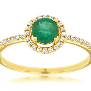 EMERALD & DIAMOND RING
