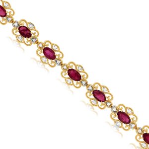 RUBY & DIAMOND BRACELET