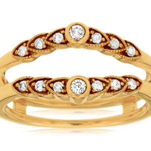 LADIES DIAMOND INSERT RING