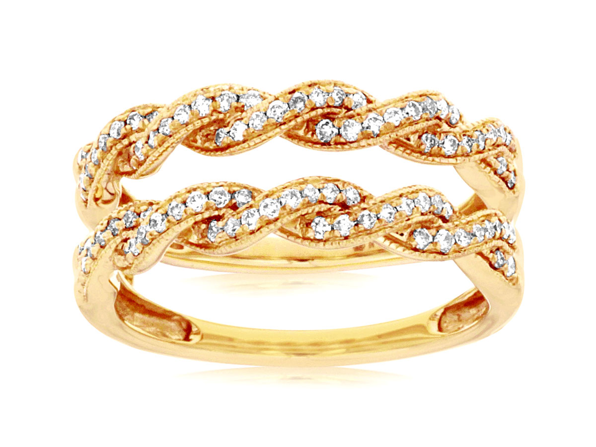 LADIES DIAMOND INSERT RING