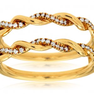 LADIES DIAMOND INSERT RING