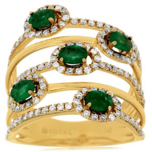 EMERALD & DIAMOND RING