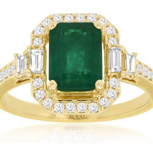 EMERALD & DIAMOND RING