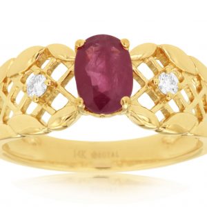 RUBY & DIAMOND RING