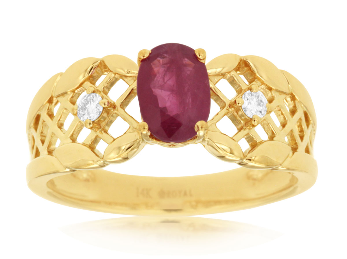 RUBY & DIAMOND RING