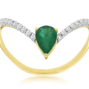 EMERALD & DIAMOND RING
