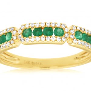 EMERALD & DIAMOND RING