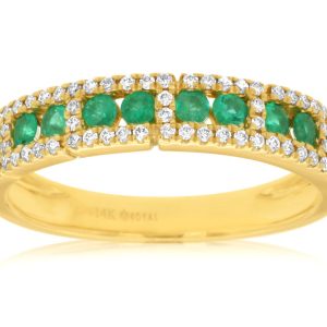 EMERALD & DIAMOND RING
