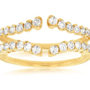 LADIES DIAMOND INSERT RING
