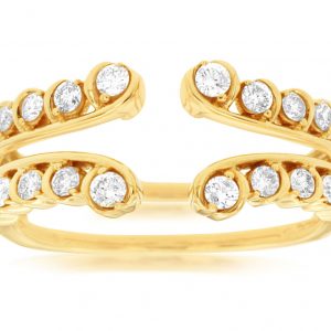 LADIES DIAMOND INSERT RING