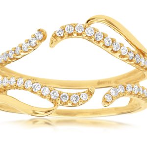 LADIES DIAMOND INSERT RING