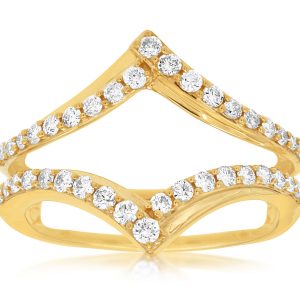 LADIES DIAMOND INSERT RING