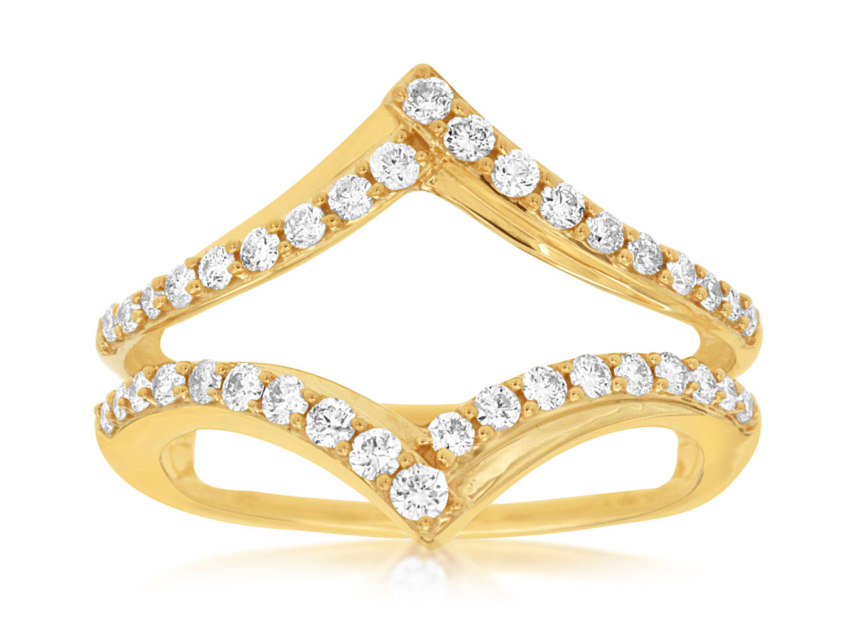 LADIES DIAMOND INSERT RING