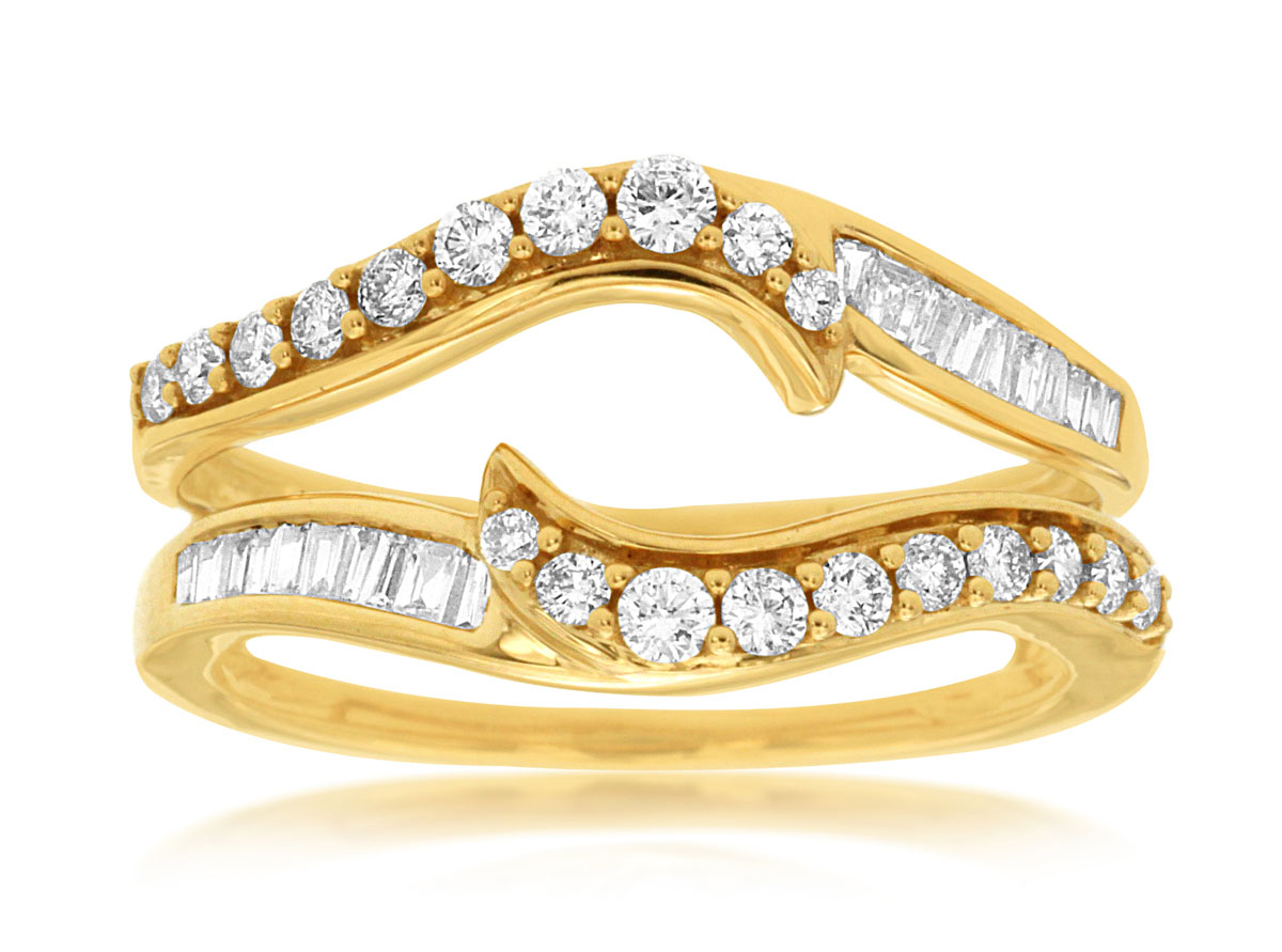 LADIES DIAMOND INSERT RING