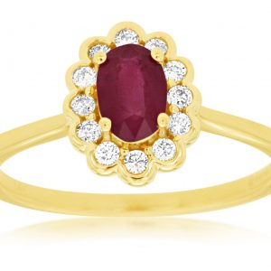 RUBY & DIAMOND RING