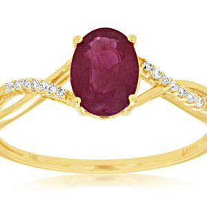 RUBY & DIAMOND RING
